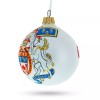 BESTPYSANKY Canada Coat of Arms Glass Ball Christmas Ornament 3.25