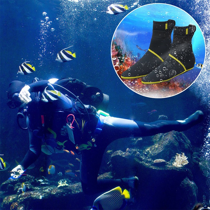 3mm Neoprene Snorkeling Shoes Diving Socks Beach Boots Wetsuit Prevent