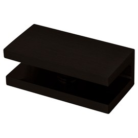 C.R. LAURENCE NDC60RB CRL Oil Rubbed Bronze No-Drill Fixed Panel Glass Clamp