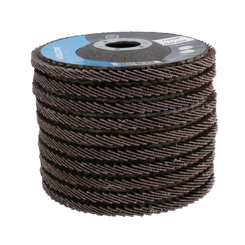 120 Grit Flap Discs Fine Grade Aluminium Oxide Sanding Removal