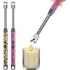 2 Pack Candle Lighters, Arc Lighter with USB Charging, Flameless,