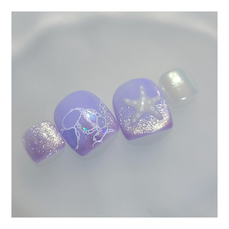 Violet Ocean Pedi Tip - Buy only the thumb tip