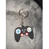 Black Game Controller Keychain Charm