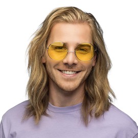 Boland - Occhiali da festa hippie XL per adulti