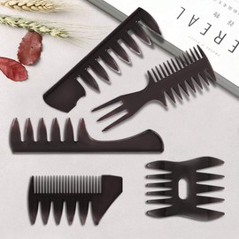 10 Pack Hair Comb Styling Set Barber Hair Stylist Accessories DanziX Professional Shaping Wet Pick Barber Brush Kit Wide Teeth Anti-Static Double Sided Texturizing Hair Comb for Men Boys