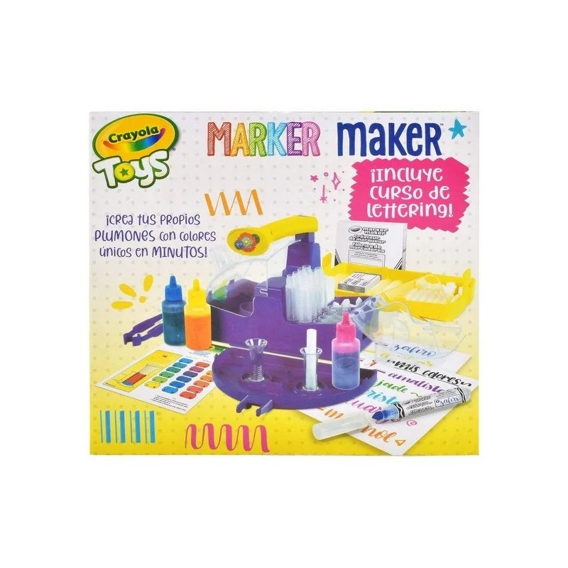 Crayola MARKER MAKER CRAYOLA - JUGUETE PARA NIÑOS EN ESPAÑOL