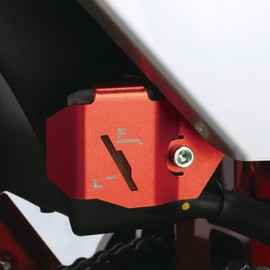 【HRuizq】マスターシリンダー キャップ リアブレーキプロテクタータンク適用 モンキー125 JB02 全モデル モンキー125JB03 全モデル DAX125JB04 全モデル (赤)