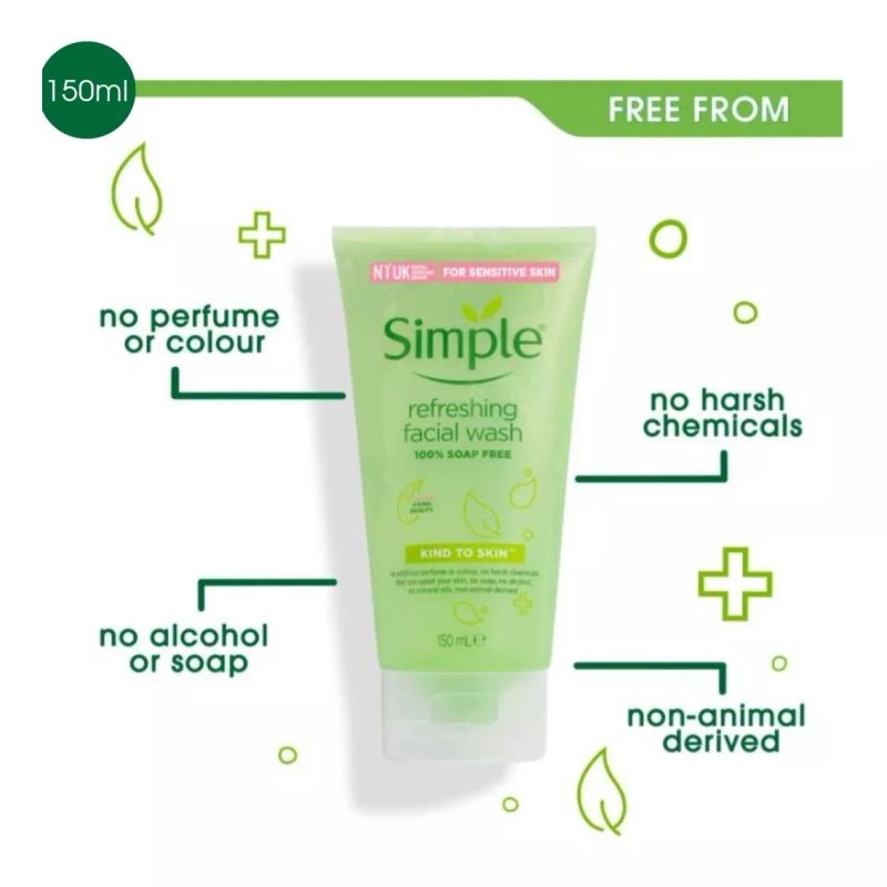 Simple Gel Refrescante Simple De Limpieza Pieles Grasas