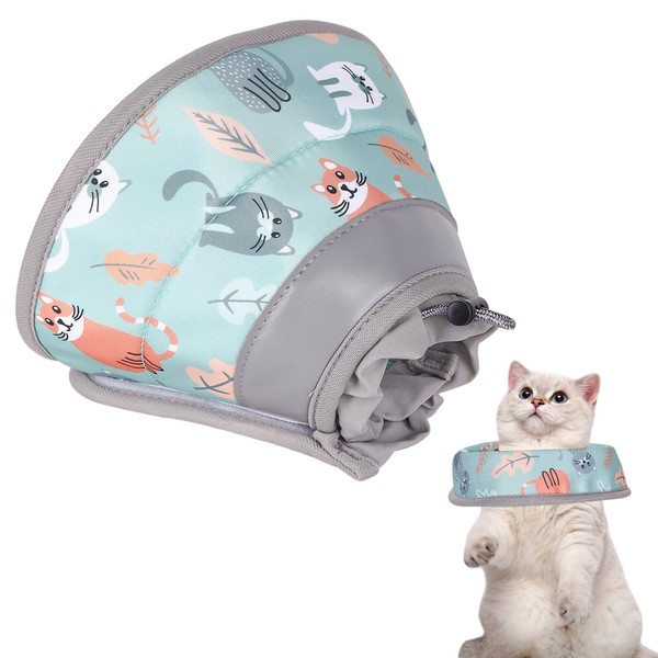 Bekecidi Cat Cone Collar Soft, Cat Recovery Collar Adjustable Cat
