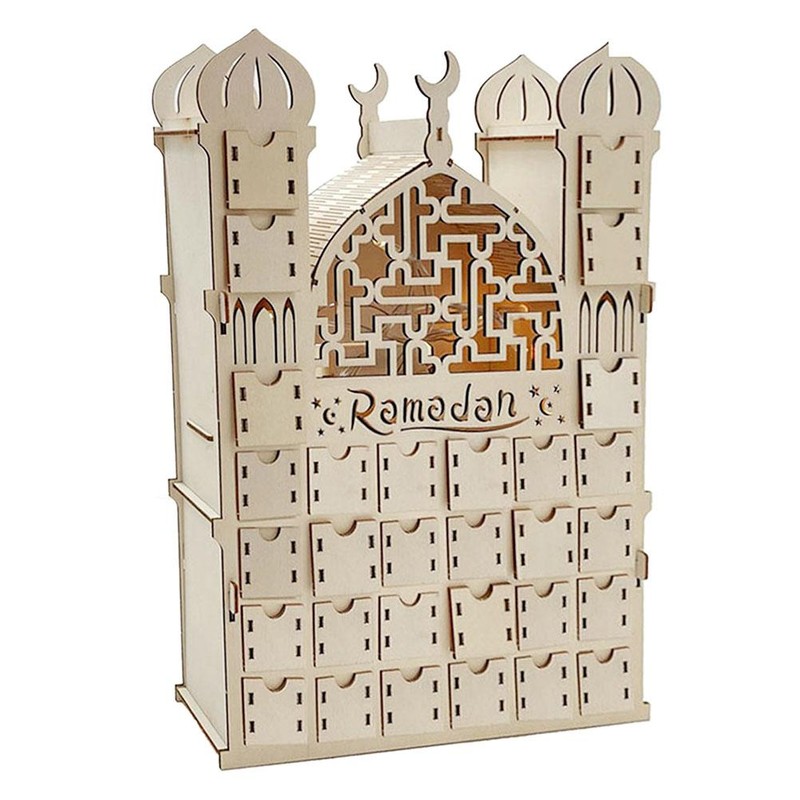 Wooden Ramadan Advent Calendar 2022 Eid Ramadan Mubarak Advent Calendar
