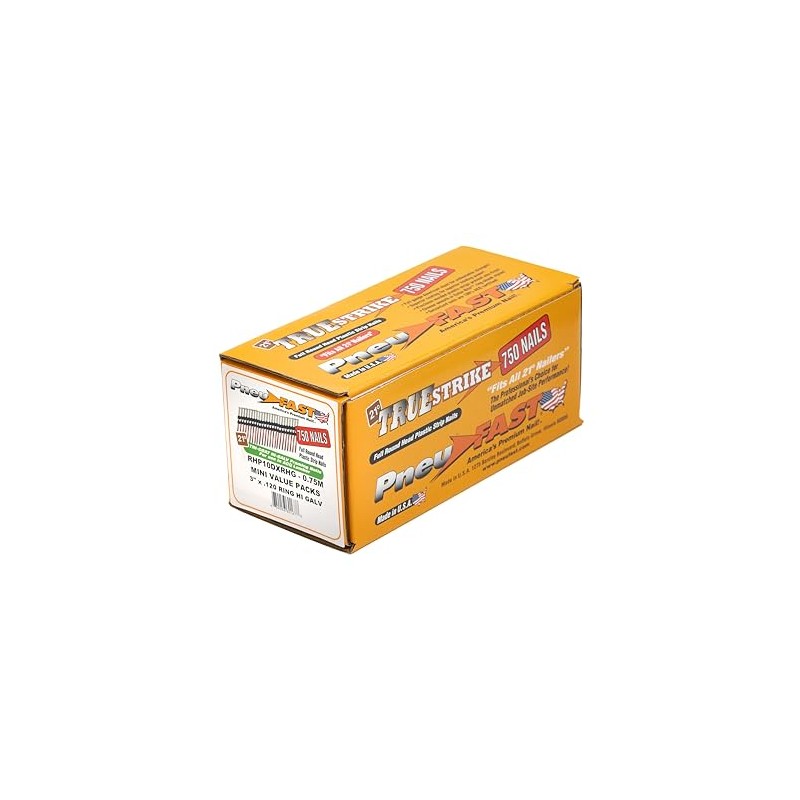 Pneu Fast RHP10DXRHG-0.75M 3in x .120 Ring Shank HI-GALV Framing