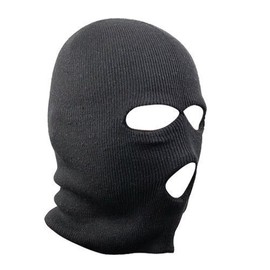 Accessotech Black Balaclava SAS Style 3 Hole Mask Neck Warmer Paintball Fishing Ski Hat
