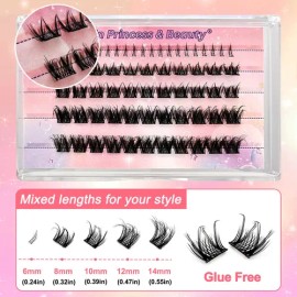 Kit de Pestañas Postizas Heracks Faux Mink con Efecto Natural - Pack de 55