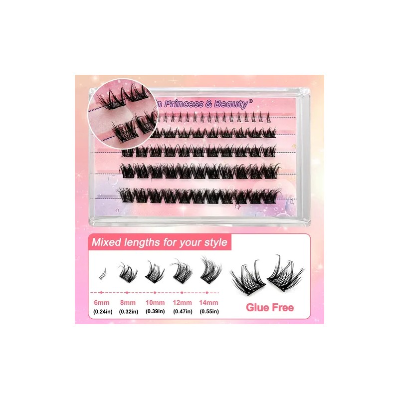 Kit de Pestañas Postizas Heracks Faux Mink con Efecto Natural