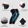 Kuangmi Knee Pads Compression Leg Sleeve for Basketball, Volleyball, Weightlifting,