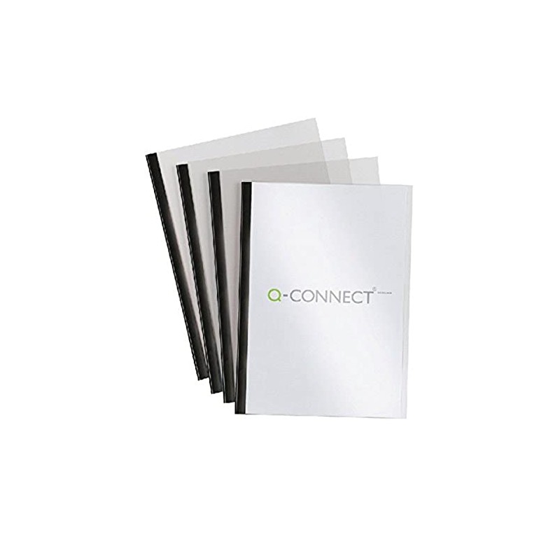 Q-Connect Black A4 5mm Slide Binder and Cover Set (Pack