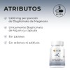 Bio Bisglicinato Magnesio 1500 Alta Absorción Glicina Quelado Apoyo Sueño