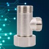 7/8 Brass T Adapter Shower Head Three Connector Valve for