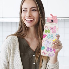 BEALIFE Water Bottle 32 Oz for Travelers Insulated Metal Bottle with Handle 32 Oz Insulated Water Bottle with Straw, A, 1L