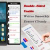 Magnetic Whiteboard Monitor Memo Board for Desktop,Double-Sided Usable Weekly Meal