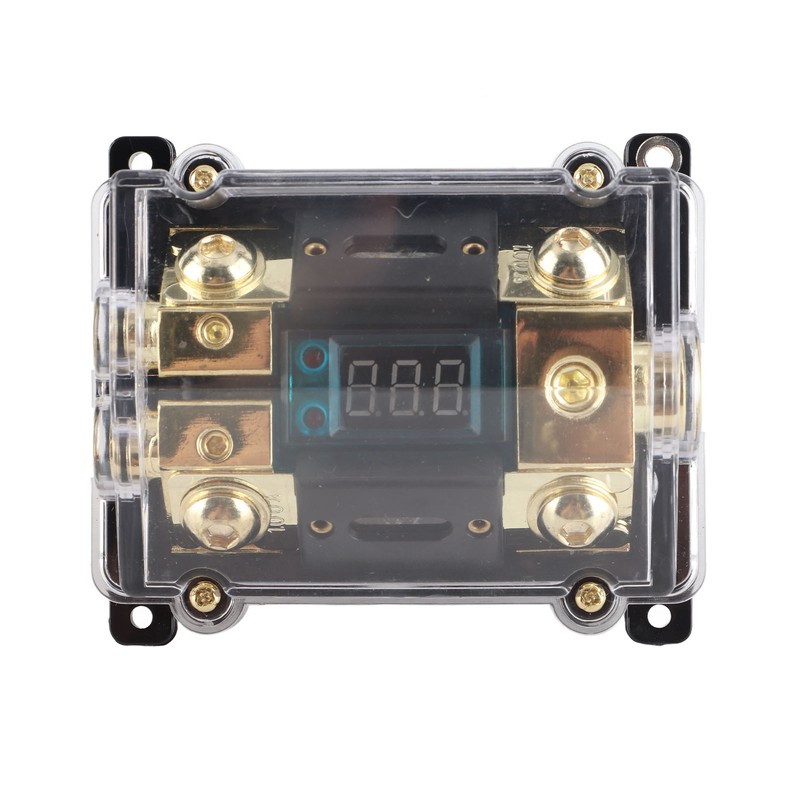 Universal Car Auto Fuse Holder 100A LED Digital 1 in