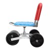Garden Cart Rolling Stool Work Seat Cart with Wheels 360°