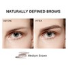 Music Flower Dual Ended Eyebrow Pencil with Spoolie Brush Natural