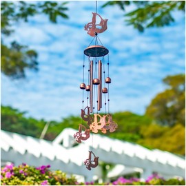 Sloth Wind Chimes for Outside,Sloth Gifts for Women Men/Memorial/Sympathy/Birthday Gifts Metal windchimes Outdoors/Indoors,Garden,Patio Decor,Home,Porch,Yard Decorations