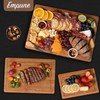Empune Bamboo Cutting Board Set, Wood Cutting Boards for Kitchen