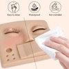 Eyelash Transplant Practice Head Shape Eyelashes with Interchangeable Eyelashes Practice