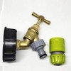 POWERTOOL Plastic Water Hose Pipe Adapter, 2PCS IBC Adapter S60X6