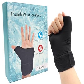 Compresa De Hielo Para Muñeca, Gel De Compresión Reutilizable, Compresa De Hielo Para Manos, Compresa Fría Y Caliente, Envoltura De Hielo Para Muñeca Que Alivia El Dolor Del Túnel Carpiano, Art