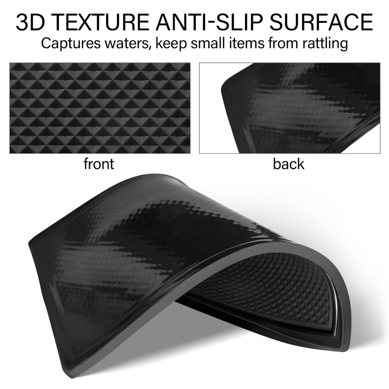 MOCHENT 7Pcs Center Console Liners for 2023 2024 2025 Chevy