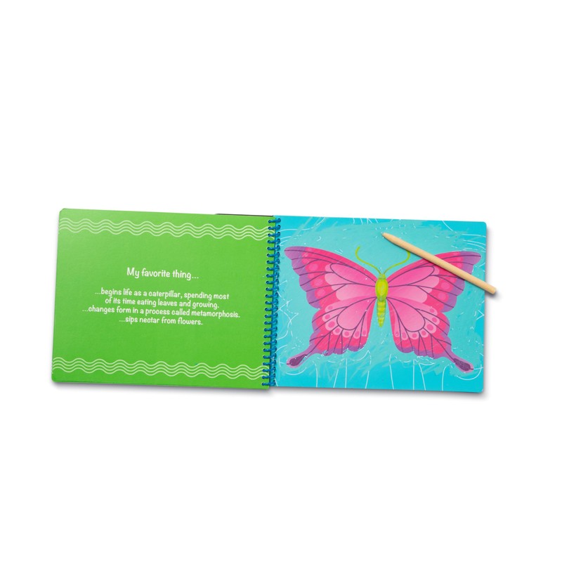 Melissa & Doug On the Go Scratch Art Hidden-Picture Pad