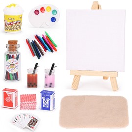 8 Pieces Dollhouse Accessories, Gnome Accessories, 1/12 Dollhouse Decoration, Miniature Gnome Accessories, Miniature Dollhouse Accessories, Miniature Decoration, Gnome Accessory Set, Miniature