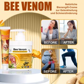 Bienengiftsalbe 100g - 2 Stück Natürliche Bienengift Gelenkcreme Gelenkschmerzen, Schmerzlinderungs-Knochenheilungs Creme, Effektive Linderung Gelenkschmerzen, Deep Nourishment Beruhigend