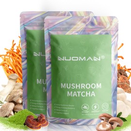 Mushroom Matcha Ceremonial Grade Matcha 30 Servings(2 Pack)