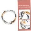 SAFIGLE Resin Gold Foil Ring Set for Women Stacking Ring