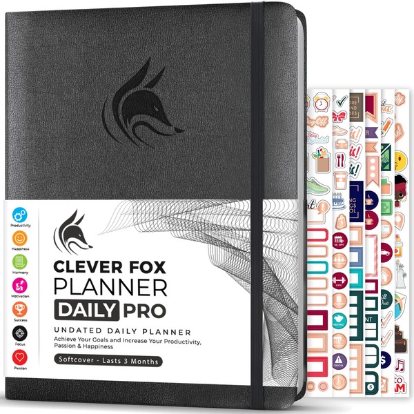 Clever Fox Planner Daily PRO - 8.5 x 11" A4