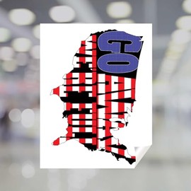 Generic Go Away We're Full Printed Window Static Cling - 16x20""