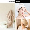 Shefun JP256 Adult Hair Turban, Absorbent, Quick Drying, Hair Towel,
