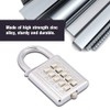 Password Lock, 10 Keypads 5 Digit Combination Lock, Zinc Alloy