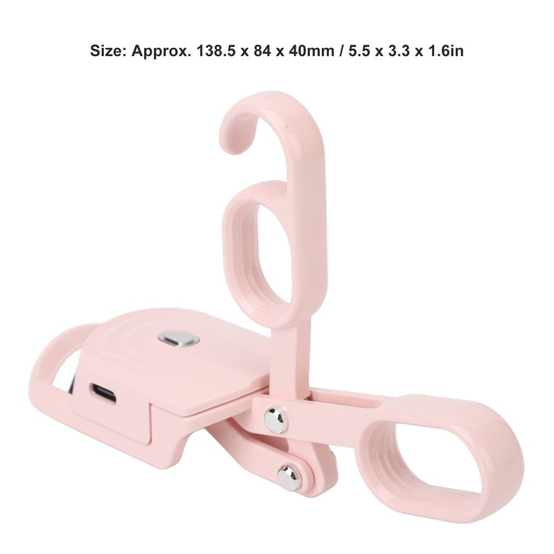 Heated Eyelash Curler Rechargeable 3 Levels Temperature Long Lasting Electric