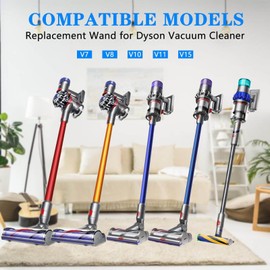 Replacement Accessories Attachment ExtensionTube Wand Compatible for Dyson V7 V8 V10 V11 V15 Stick Vacuum Attachments Cleaners Orange Hjpzrui