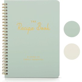 Aesthetic Blank Recipe Book - The  Recipe Notebook to Write in Your Own Recipes - Beautiful Blank Cookbook to Organize Your Recipes - Color: sage green