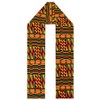 African Kente Pattern Kufi Men Hat and Kente African Print