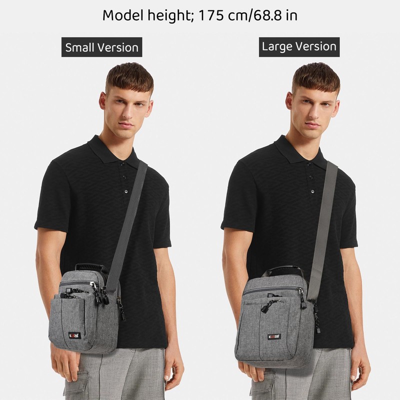 Men's Messenger Bag - Crossbody Shoulder Bags Travel Bag Man