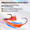Eupheng 5PCS Pompano Jigs with Teaser Hooks, Surf Fishing Jig