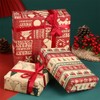 Christmas Paper Wrapping Paper 10 Sheets, Wrapping Paper Christmas Card,