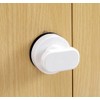 WANLIAN-Powerful Suction Cup Glass Mirror Door Handle, Refrigerator Drawer Bathroom